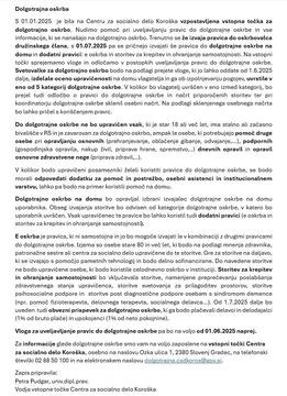 Obvestilo za javnost 